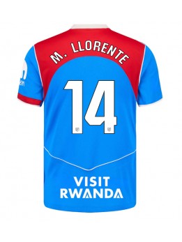 Billige Atletico Madrid Marcos Llorente #14 Tredjedrakt 2025-26 Kortermet